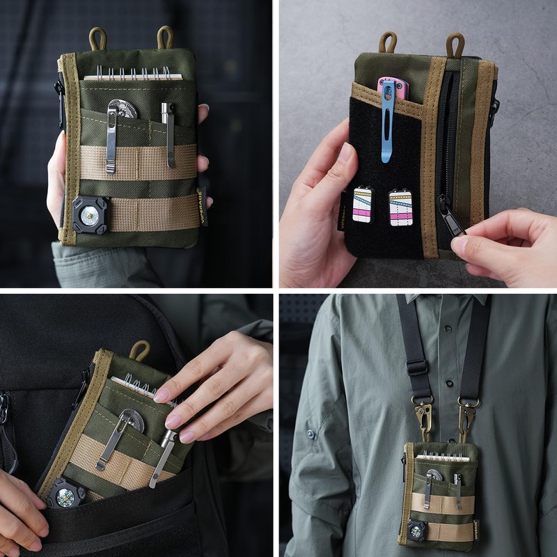 VIPERADE VE18 Small EDC Bag, Small Tool Bag with 6