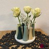 Mariles Vases Set on Base Flower Vases Flower Pot Table