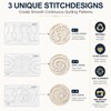 3Pcs Free Motion Quilting Templates, Acrylic Quilting Rulers for Industrial