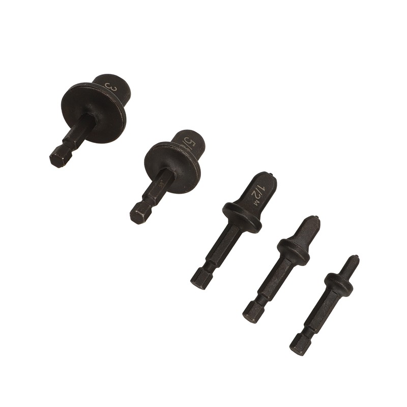 5pcs Copper Tube Expander Copper Pipe Swaging Tool Drill Bit