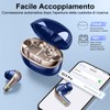 AOSRAU Wireless Earbuds, Bluetooth 5.3 Mini Headphones, Noise Cancelling Microphone,