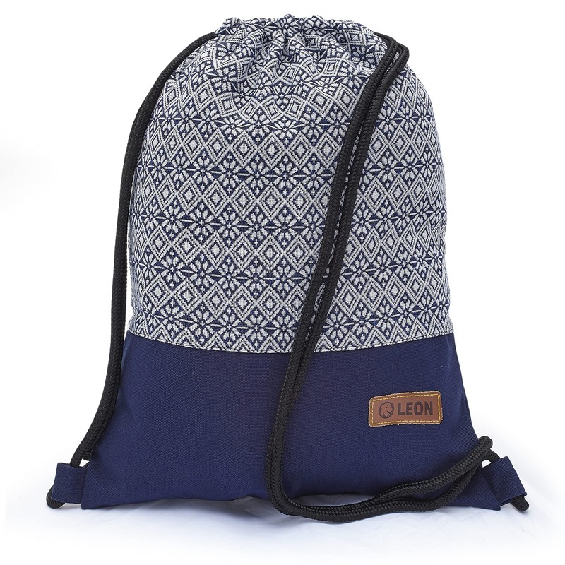 By Bers Leon Gym Bag with Inner Pockets Zip Backpack