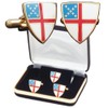 Terra Sancta Guild B-42-C Episcopal Shield Cuff Link Set with