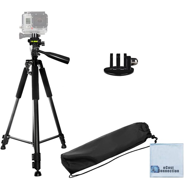 60" Inch Pro Series Professional Camera Tripod for All GoPro
