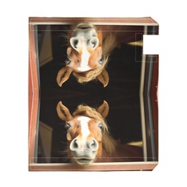 GOODOLD Funny Horse Mailbox Covers Magnetic Easy Install for Outdoor Yard, Decor Standard Size Mailbox Wraps 18x21 inch