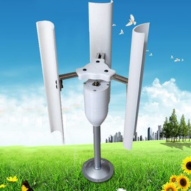 RibasuBB Wind Generator for Vertical Axis Wind Turbine Model, 12V 30W Three-Phase Permanent Magnet Generator DIY Portable Wind Power Turbine Wind Generator Kit for Decoration, Experiment