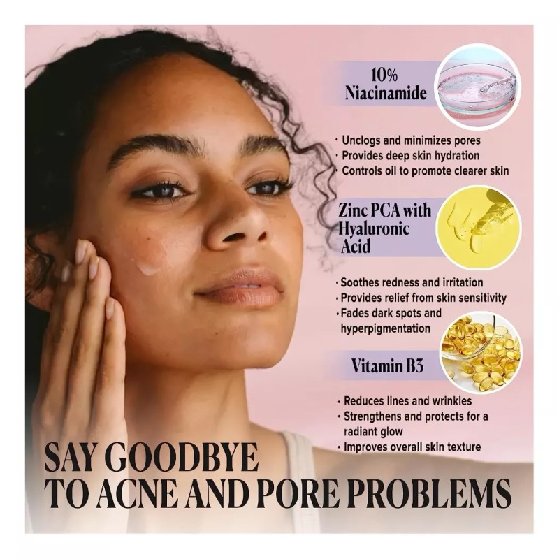 Cosmedica Skincare 10% Niacinimida + Zinc Y Ácido Hialurónic