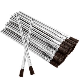 RAM-PRO 48 Flexible Bristle Tin/Metal Tubular Ferrule Handle Acid/Flux Brushes for Home/School/Shop/Garage
