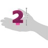 CANDLE GLITTER NUMERAL #2 PINK (12/288)