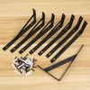 Heavy Duty Shelf Brackets - 8 Pcs Metal Wall Mount