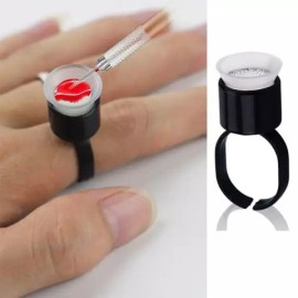 타투 스펀지 색소컵 세트 링반지 반영구 뷰티소품 Tattoo Sponge Ink Cup Set Ring Ring Semi-Permanent Beauty Supplies [3 rings + 100 sponges]