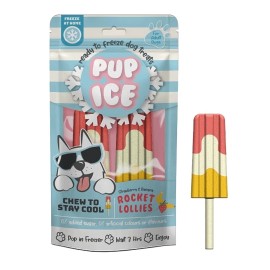 KW01 [E07247] ETHICAL/SPOT Pup Ice Rocket Lollies Strawberry and Banana,1 Pack
