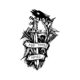 EROSPA® Immortal Knight Temporary Tattoo Sheet