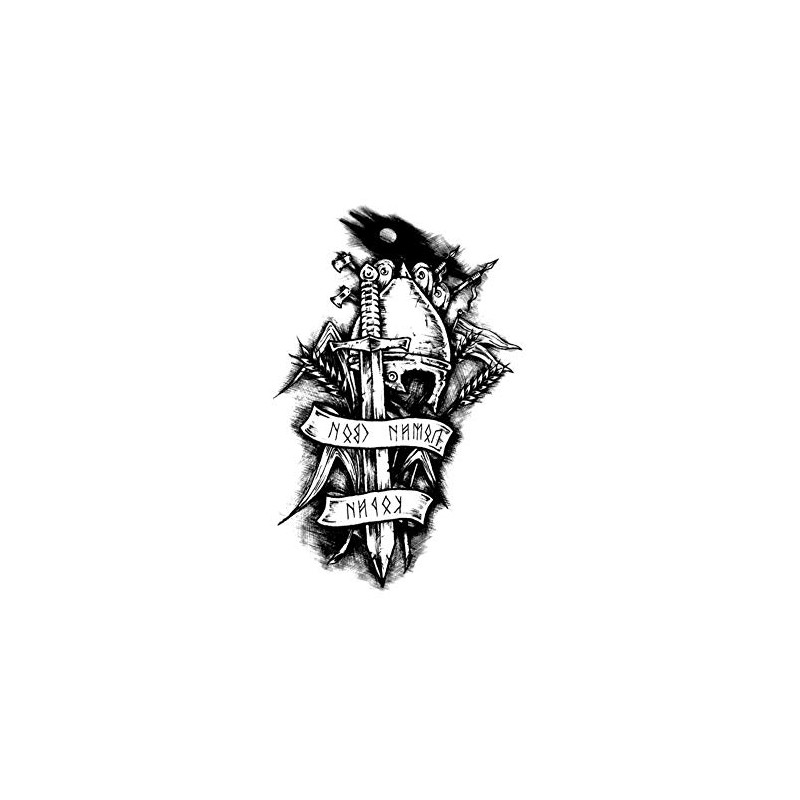 EROSPA® Immortal Knight Temporary Tattoo Sheet