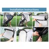 Stroller Rain Cover, Universal Clear Breathable Weather Shield with Waterproof