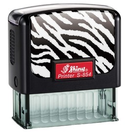 Shiny S-854 Self Inking Notary Stamp Alaska (Zebra Faceplate)