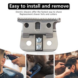 Gxcdizx 2025 New Professional #04521 Replacement T-Blade for Andis T-Outliner Trimmers -Stainless Steel