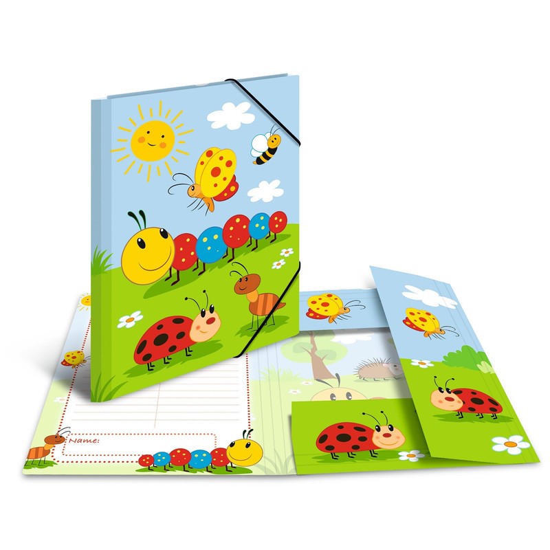 HERMA 19784 DIN A4 kindergarten collection folder, Frieda & Friends,
