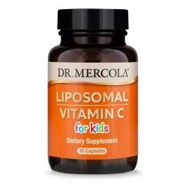 Dr. Mercola Liposomal Vitamin C For Kids 30 Capsules Sabor Sin Sabor
