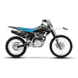 Kalair GFX Graphics kit for Honda CRF150F (2003-2007) Division Series Smoke 9 Mil-Dirt bike Custom Racing Graphics Decals Stickers Kit, no-plastics