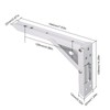 Pxyelec 8 Inch Spring Folding Shelf Bracket Bench Table Heavy