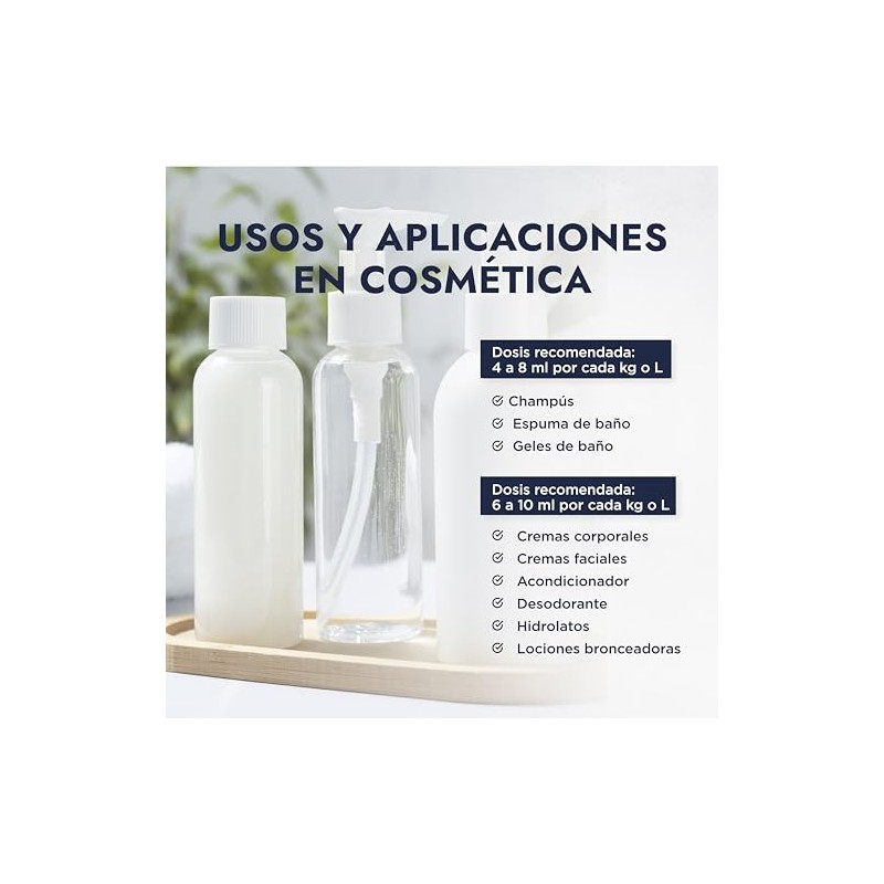 Hebbe - Cosgard Conservador Natural para Cosméticos, 1000 ml
