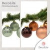 DecoLite: Glass Christmas Tree Baubles, Diameter 10 cm (Pack of