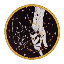 Pinky Promise Forever Together Embroidered Iron on Sew on Patch