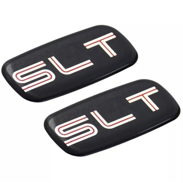 2Pcs SLT Cab Emblems 3D Badge Sticker Logo Roof Pillar
