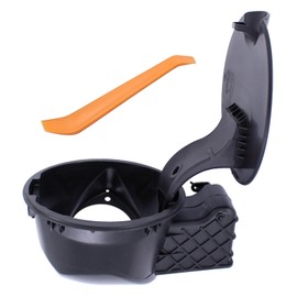 MOTOKU Fuel Filler Gas Cap Door Lid Housing & Door Cap kit for Ford F-150 2004-2008 4.6L 5.4L