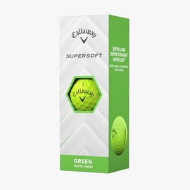 Callaway Supersoft Golf Balls (Matte Green, 3pk) 1 Sleeve 2025