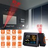 KOCASO Upgraded Projection Weather Alarm Clock Atomic Projection Alarm Clock