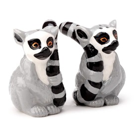Puckator SP99 Lemur Ceramic Salt and Pepper Set