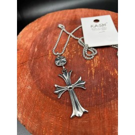 Cross Stainless Steel Necklace Vintage Cross Pendent