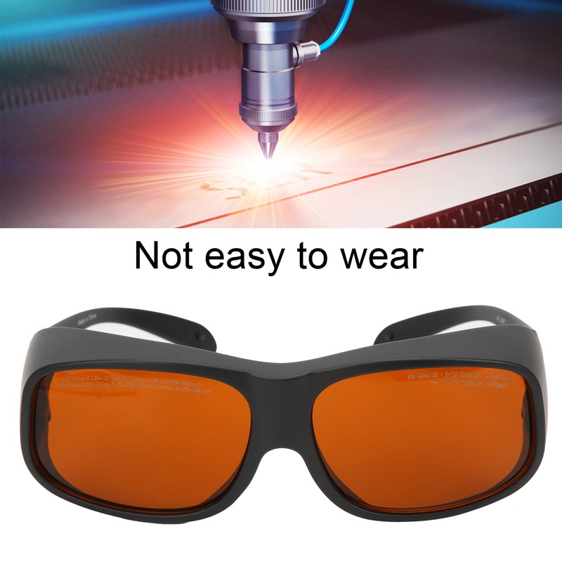 Safety Laser Glasses 532nm 1064nm Wavelength Protective Goggles Wearproof for