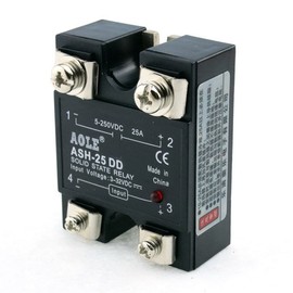 WerFamily SSR Solid State Relay SSR-25DD DC-DC 3-32V DC / 5-250V DC / 25A