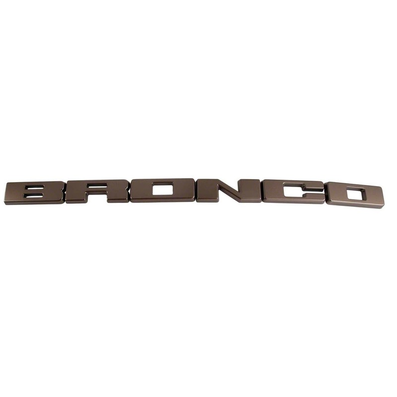 21-23 Ford Bronco OEM Grille Bronze BRONCO Lettering Overlay Kit