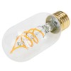 LED Bulb Double Spiral Antique Flexible Filament Retro Decoration E27