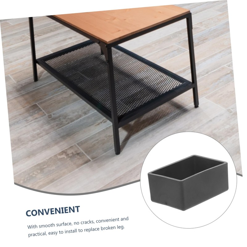 ORFOFE 8pcs Rectangular Furniture Table Foot Cover Caps Chair Leg