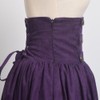 BLESSUME Gothic Lolita Steampunk High Waist Walking Skirt - purple,