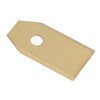 45pcs Robot Mower Blades Replacement Golden Stainless Steel Garden Mowing