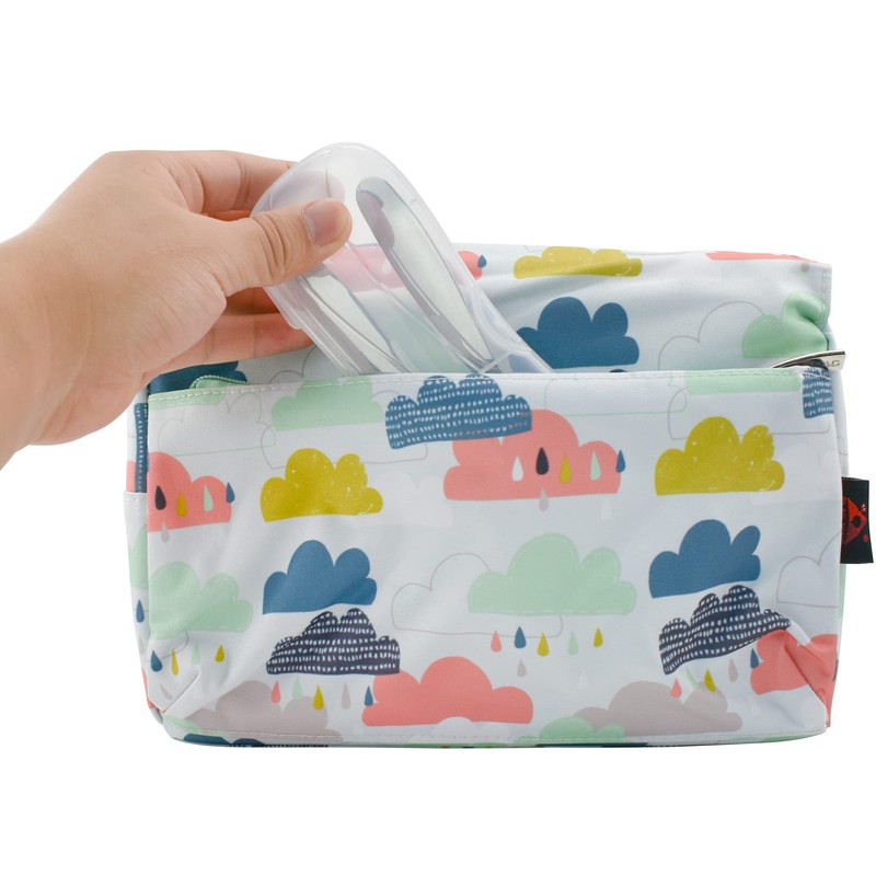 VANRA 2 Pieces Children Fork Spoon Set with Travel Case