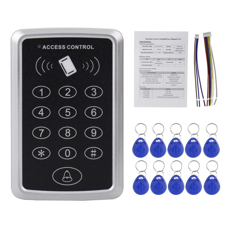 XYBkey Security Access Control System kit Card Swipe, keypad Door