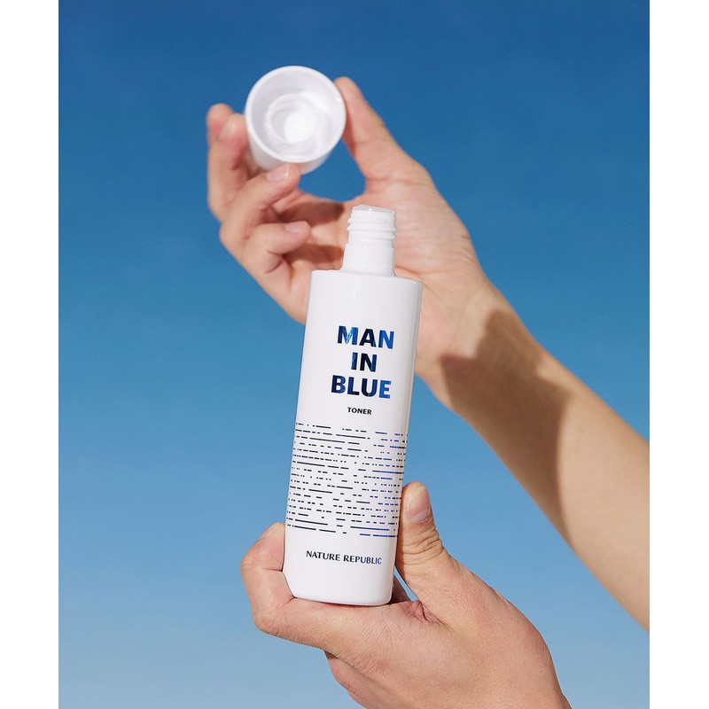 Nature Republic Man in Blue Skincare 2-Piece Set (Toner 150ml