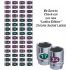 SteelLabels.com 2 PACK Ladies Edition - Adhesive TOOLBOX LABELS Organize