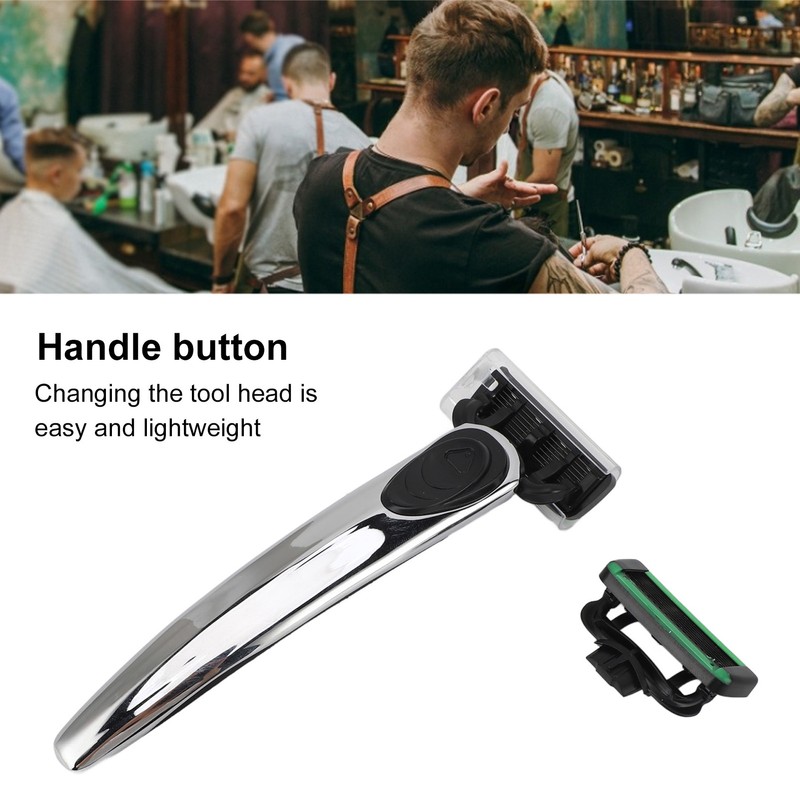 Safety Beard Trimmer 7 Layer Manual Beard Trimmer Metal Replaceble