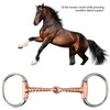 Snaffle de Caballo de Acero Inoxidable Snaffle de Acero Inoxidable,