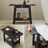 LaFroug Large Shower Stool for Inside Shower, Poly Lumber Shower