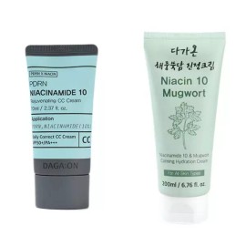 First Pick cc크림 나이아신아마이드 홍조 커버 피부결 씨씨 크림 + 쑥 진정크림 CC Cream Niacinamide Redness Cover Skin Texture CC Cream + Mugwort Soothing Cream