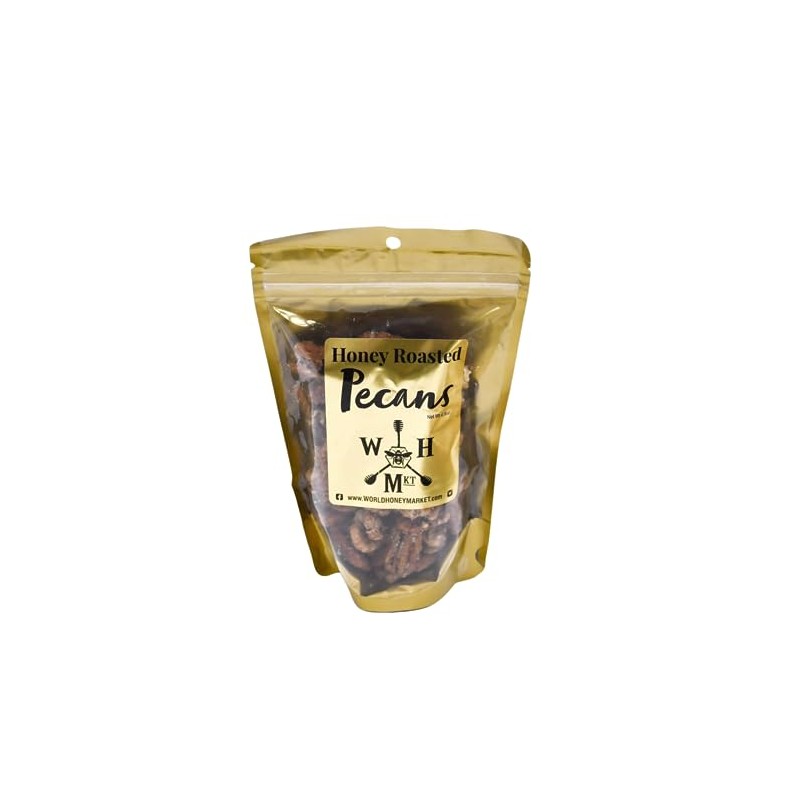 World Honey Market Honey Roasted Pecans (6.6 oz bag)…